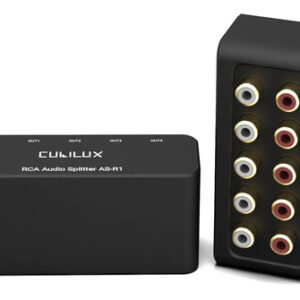 Caja Divisora De Audio Rca 4 Vías 1 Entrada 4 Salidas Estére