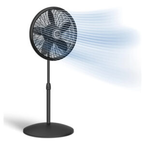 Ventilador De Pedestal Oscilante Altura Ajustable 18 Pulgada 18 Cm Frecuencia Color De La Estructura Color De Las Aspas Material De Las Aspas 0