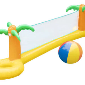 Juego De Red Inflable Gigante De Voleibol 12 Pies Para Pisci Multicolor