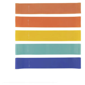 Bandas De Resistencia De Látex Multicolor Set De 3 Piezas Multicolor