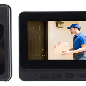 Videoportero Inalámbrico Wifi 1080p Visión Nocturna Gran Ang