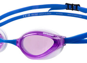 Anteojos De Natación Unisex Ajustables Sin Espejo Para Adult Violet-blanco-azul