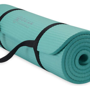 Alfombrilla De Yoga Gruesa 10mm Verde Azulado Antideslizante Verde Azulado