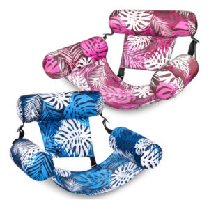 Sillas Flotantes Inflables Para Piscina Adultos 2 Paquetes R Rosa, Azul