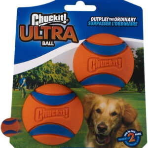 Pelota Para Perro Chuckit! Ultra Ball 6.35cm Naranja 2 Pack