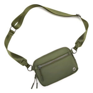 Bolsas Pequeñas Cruzadas Verde De Nailon Ajustables Para Muj Verde Nombre Del Diseño