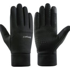 Guantes Térmicos Impermeables Pantalla Táctil Para Frío Negro Grande