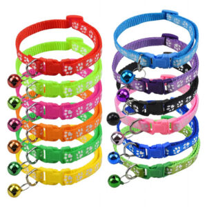 Juego De 12 Collares Ajustables Para Gatos Multicolor Con Ca Multicolor Nombre Del Diseño Tamaño Del Collar