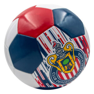 Voit Balón De Fútbol No. 5 Chivas S100 Blanco, Azul Marino, Rojo