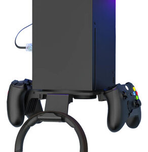 Soporte De Pared Para Xbox Series X/s Con Luz Rgb Y Organiza Color