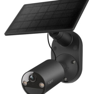 Cámara Inalámbrica Para Exteriores 1080p Con Panel Solar Negro