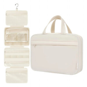 Neceser Colgante Mujer 4 Compartimentos Organizador Portátil Color Diseño De La Tela