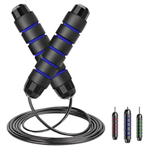 Cuerda Para Saltar Azul Ajustable Y Ergonómica Para Fitness Azul