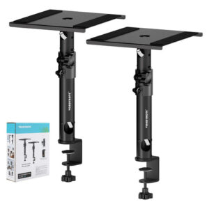 Juego De 2 Soportes Para Monitor Con Gestión De Cables Y Met Color