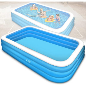 Piscina Inflable Familiar 260x170 Cm Para Niños Y Adultos Color