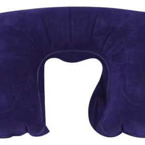 Almohada De Viaje Inflable Soporte Cuello Compacta 43x27 Cm Color Diseño De La Tela