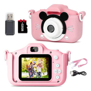 Mini Cámara Digital Para Niños 3-12 Años Pantalla 2.0 Hd Ros Color