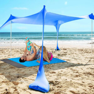 Toldo De Playa Upf50 Tienda Portátil Con Accesorios 300x300 Color