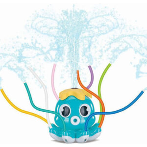 Rociador De Agua Para Niños Tipo Pulpo De Plástico Seguro Color
