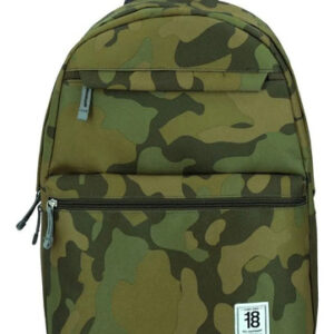 Mochila Grande Unisex Verde Camuflaje Para Adultos Secundari Verde Diseño De La Tela
