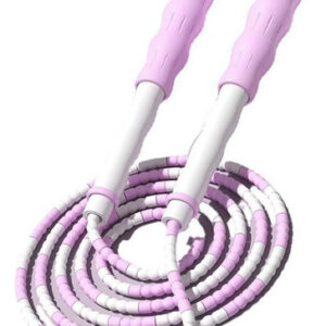 Cuerda De Salto Ajustable Ligera Con Cuentas Púrpura Para Ni Púrpura