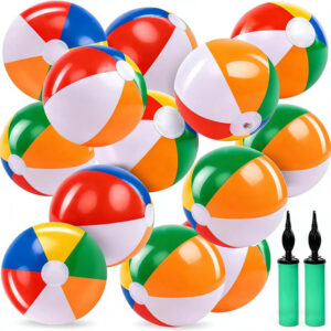 Pelotas De Playa Inflables Multicolor 30cm 12 Unidades Para Multicolor Nombre Del Diseño
