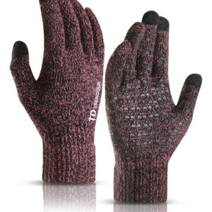 Guantes De Invierno Unisex Táctiles Forro Térmico Antidesliz Color Talla