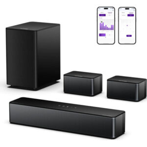 Barra De Sonido 5.1 Ch Dolby Atmos Con Subwoofer Y Hdmi Color Frecuencia