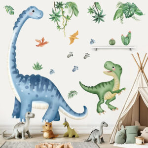 Calcomanías De Pared Grandes De Dinosaurios Para Cuarto Infa
