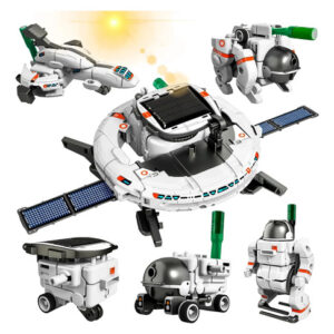 Juguete Educativo Robot Solar 6 En 1 Para Niños 8 A 12 Años Personaje Blanco