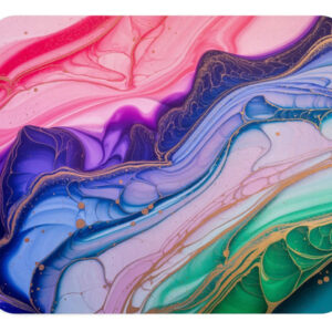 Alfombrilla De Ratón Abstracta Colorida Para Oficina Mujer Color Diseño Impreso