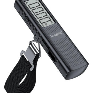 Báscula Digital Colgante 50 Kg Sin Batería Para Equipaje Neg Negro