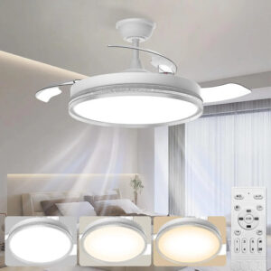 Ventilador De Techo 107 Cm Con Lámpara Led Y Control Remoto 0 Mm Frecuencia Color De La Estructura Color De Las Aspas Material De Las Aspas 0