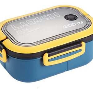 Caja De Almuerzo Apilable Azul 1200ml A Prueba De Fugas Azul Nombre Del Diseño