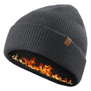 Gorro De Lana Merino Gris Unisex Para Invierno Y Esquí Gris Talla Diseño De La Tela
