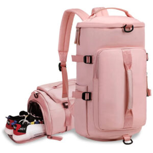 Mochila Deportiva 3 En 1 Impermeable 55 Litros Para Mujer Rosa Nombre Del Diseño