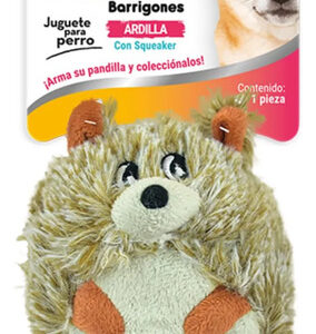 Juguete De Peluche Para Perros Ardilla Suave Y Resistente 11 Café Diseño