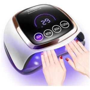 Lámpara De Uñas Led Uv 168w Secador Táctil Profesional 4 Tem Color