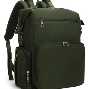 Mochila De Pañales Grande Con Cambiador Y Bolsillos Aislante Color Diseño De La Tela