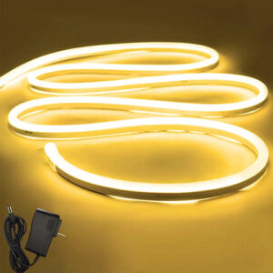 Tira Led Neón 10m 1200 Leds Impermeable Blanco Cálido Decora Color De La Luz