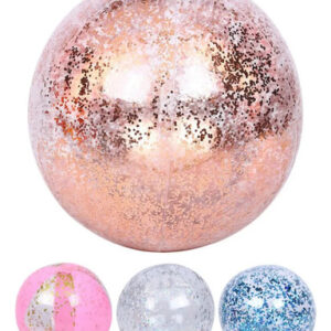 Bola Inflable De Playa De 40cm Con Lentejuelas Para Verano Colores Variados Nombre Del Diseño