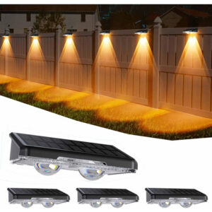 Luces Solares Led Para Exterior 11 Modos Colores Jardin 4pcs Color De La Estructura