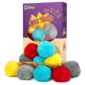 Bolas De Juguete Para Gato 24 Paquetes Suaves Y Coloridas 24 Piezas Colores Variados