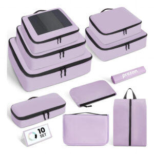 Cubos De Embalaje Para Maletas Juego De 10 Morado Morado