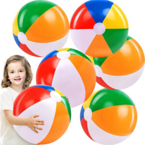 Pelotas De Playa Inflables 20 Pulgadas Multicolor Set De 6 Multicolor Nombre Del Diseño