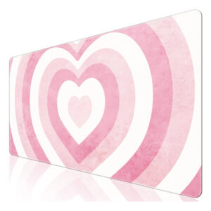 Alfombrilla De Escritorio Rosa Xxl Juguete Para Mouse Goma Color Diseño Impreso