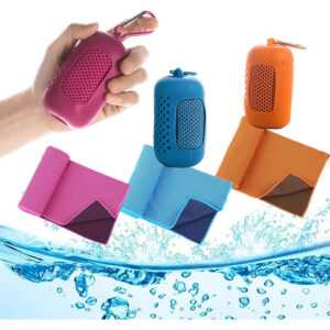 Toallas De Refrigeración Microfibra 3 Paquetes Ligeras 80x30 Azul+rosa+naranja Nombre Del Diseño