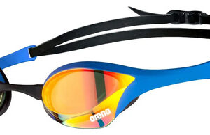 Anteojos De Natación Antivaho Protección Uv Espejo Cobre Azu Cobre Amarillo/azul.