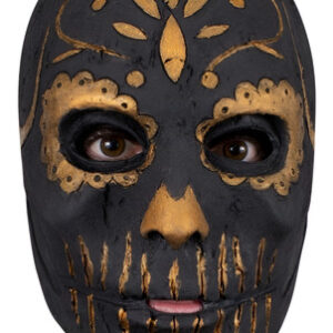 Máscara De Látex Ghoulish Productions Golden Carving Catrina Color Multicolor