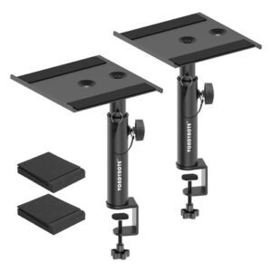 Soportes Para Monitor De Estudio Con Almohadillas De Aislami Color